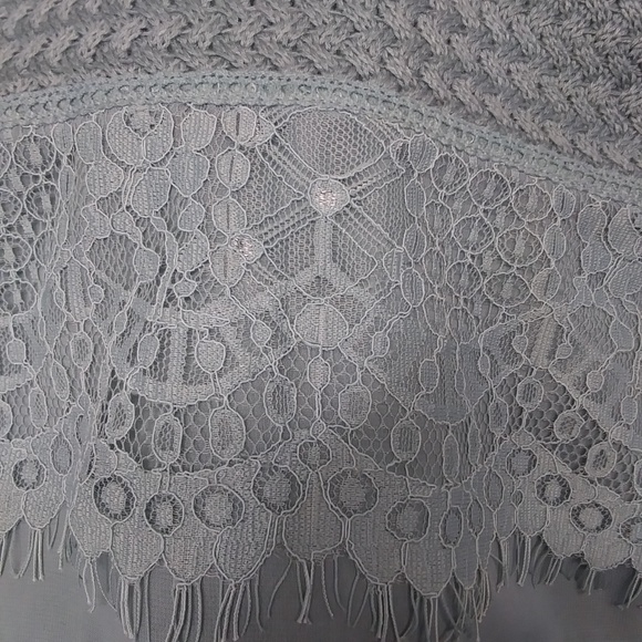 Anne French Long Sleeve Sweater with Lace Detail - Picture 4 of 8